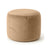 Sitzhocker Rund Fußhocker VELVET Verschiedene Farben Beige