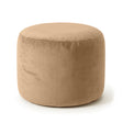 Sitzhocker Rund Fußhocker VELVET Verschiedene Farben Beige