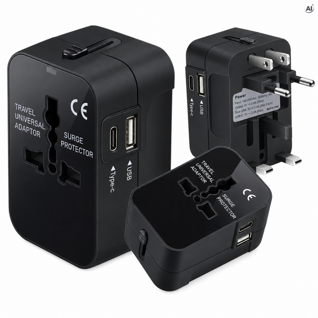 Universeller USB Reiseadapter