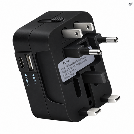 Universeller USB Reiseadapter