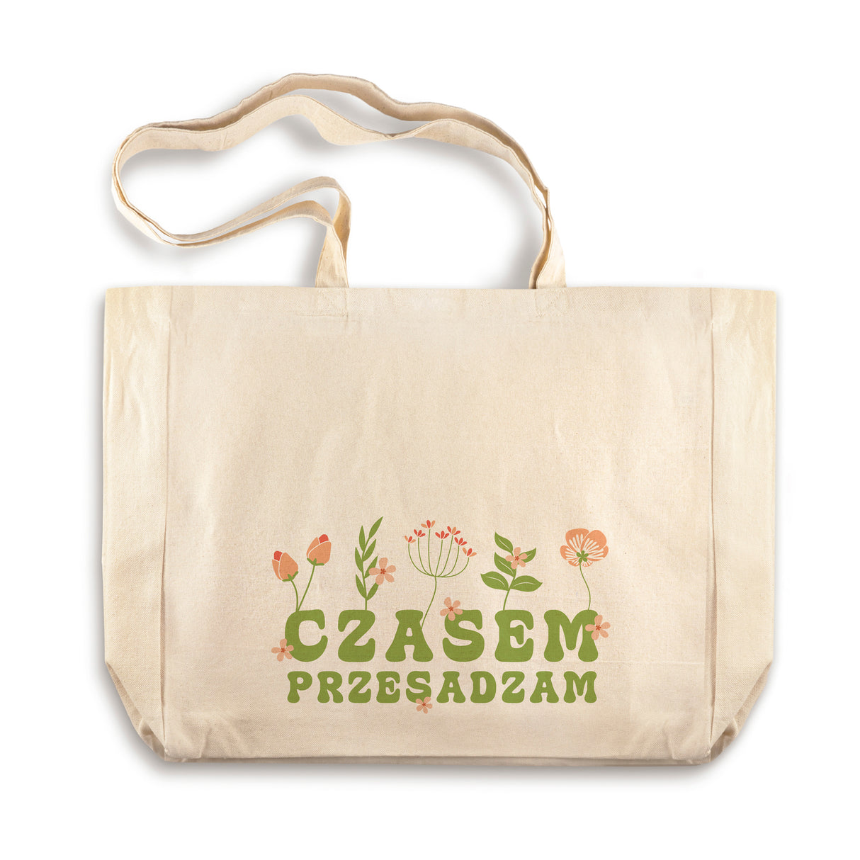 Baumwolltasche Czasem przesadzam