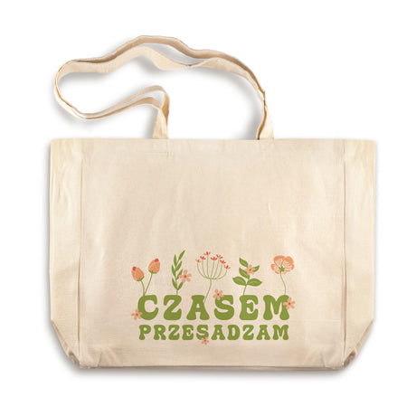 Baumwolltasche Czasem przesadzam