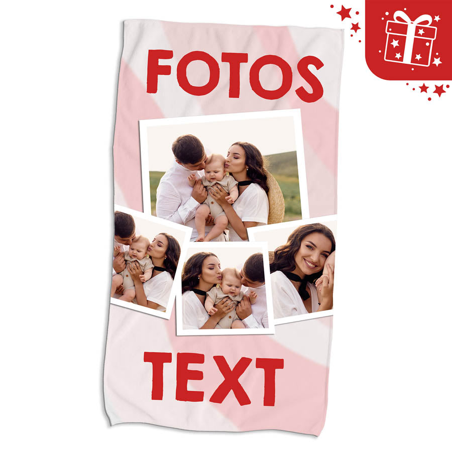 Schnelltrocknendes Strandtuch 150×80 cm – Personalisiertes Geschenk