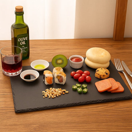 Steinbrett zum Servieren von Snacks