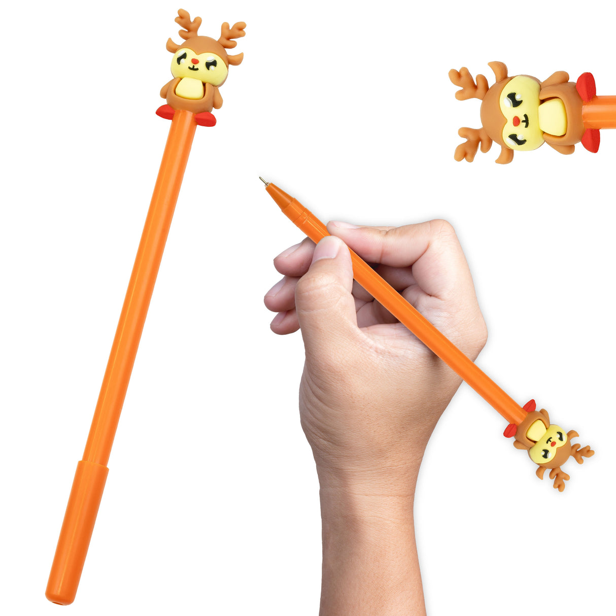 Brauner Rentier-Kugelschreiber