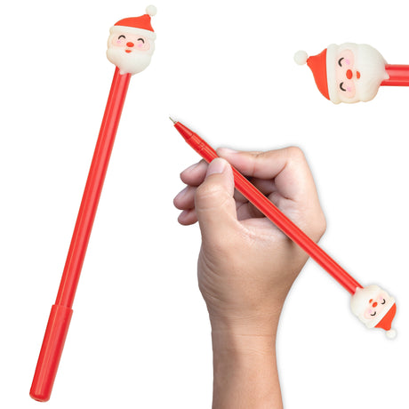 Weihnachtsmannkopf-Stift