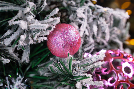 Weihnachtskugeln Set ROSA 6/4/3cm 100St.