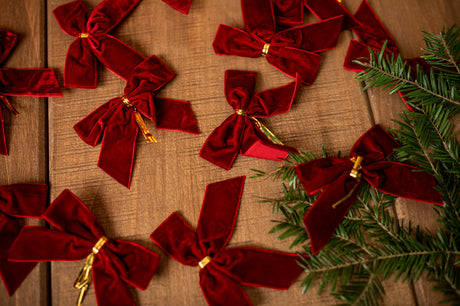 Schleifen Weihnachtsdeko 12 Stk