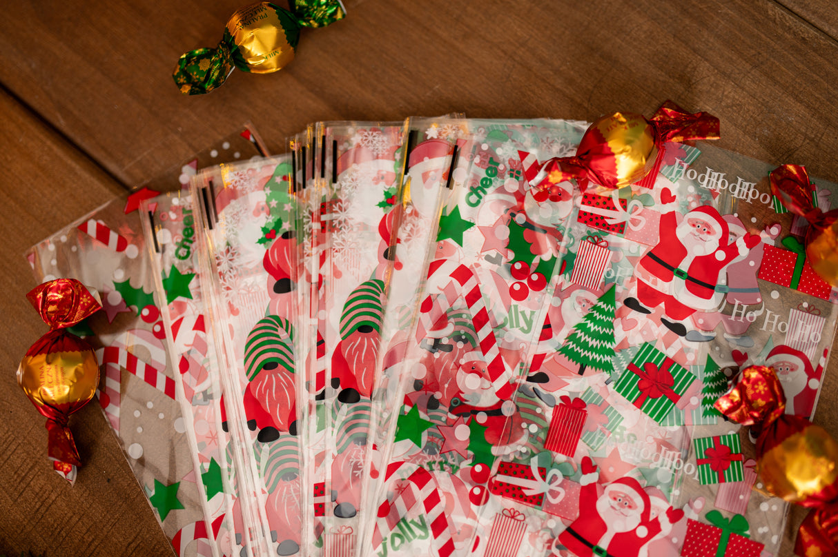 Weihnachtliches Cellophantüten-Set 20tlg.