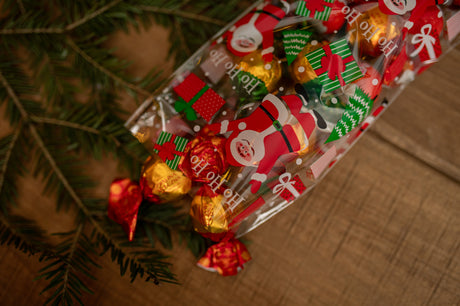 Weihnachtliches Cellophantüten-Set 20tlg.