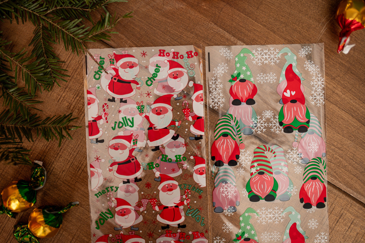 Weihnachtliches Cellophantüten-Set 20tlg.