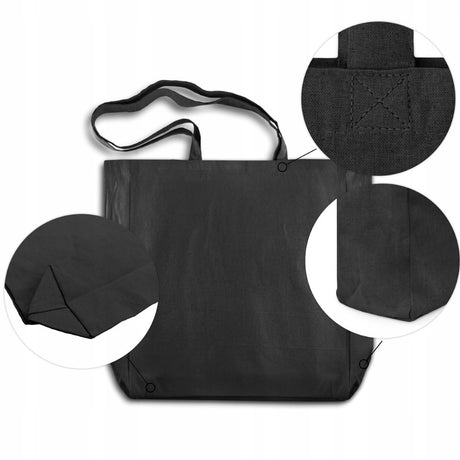 Baumwolltasche 450x80x350mm Schwarz 220g
