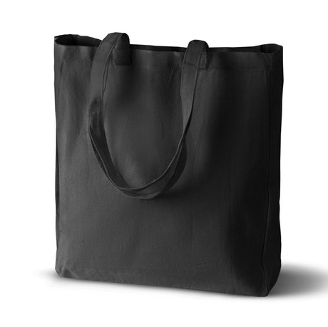 Baumwolltasche 450x80x350mm Schwarz 220g