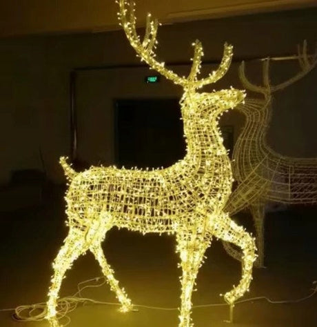 Großes Rentier, 1,6 m, Weihnachtsstraßendekoration