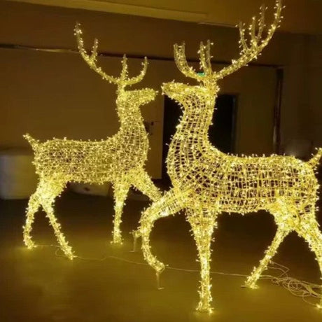 Großes Rentier, 1,6 m, Weihnachtsstraßendekoration