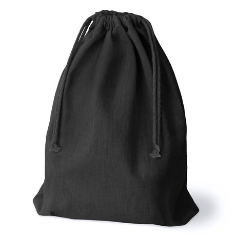Baumwollbeutel 30x45 cm Schwarz 140g