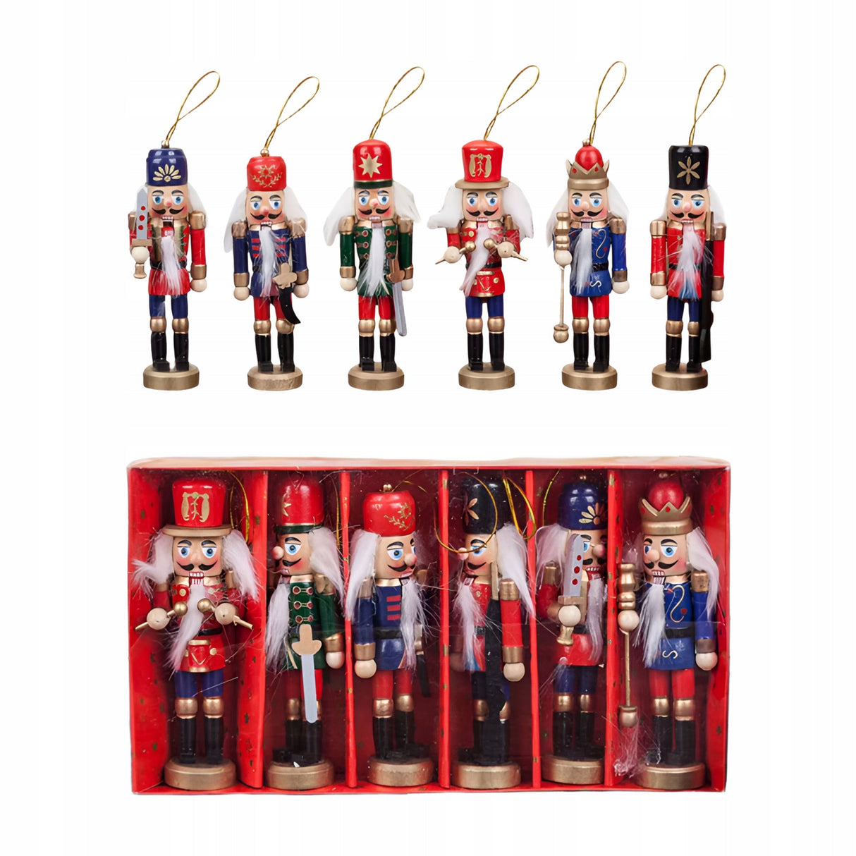 Nussknacker 6 Stück 13cm