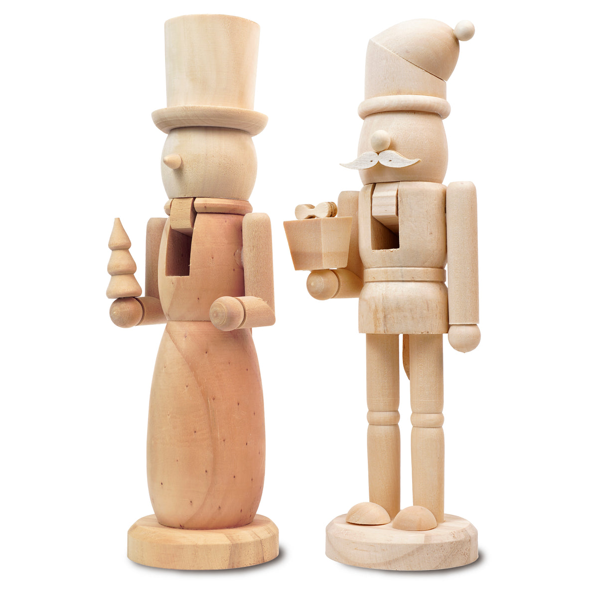 Dekorativer Nussknacker aus Holz, 2 Stück