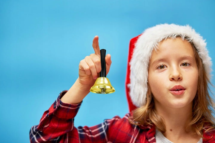 Weihnachtsmanns Glocke am Griff