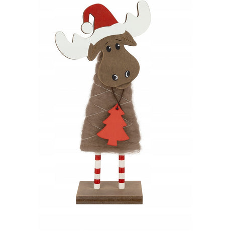 Dekorative Rentierfigur aus Holz