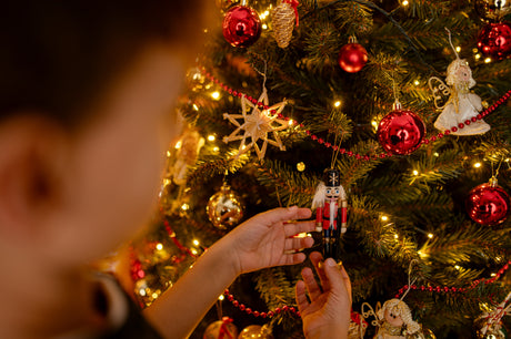 Nussknacker-Weihnachtsbaumhänger - 6er-Set