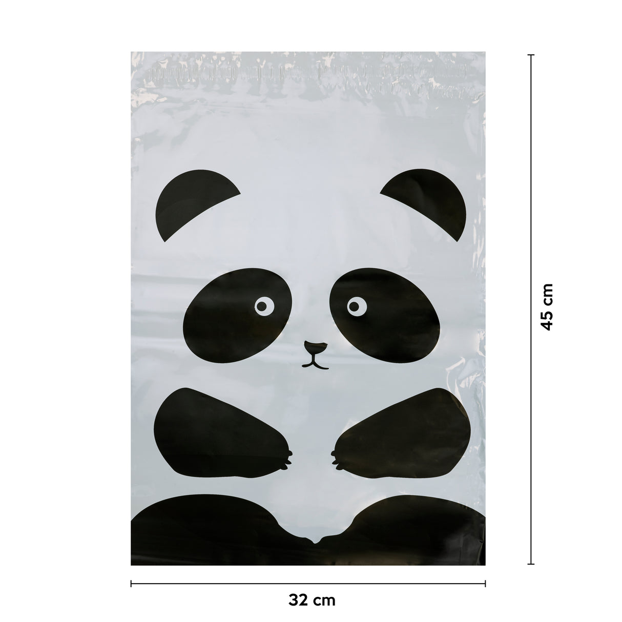 Versandbeutel Plastik Versandtaschen 320x450mm 50 Stk. PANDA