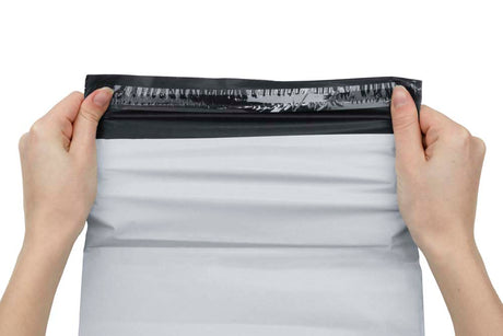 Versandbeutel Plastik Versandtaschen B4 260x360mm Grau 50 Stk.