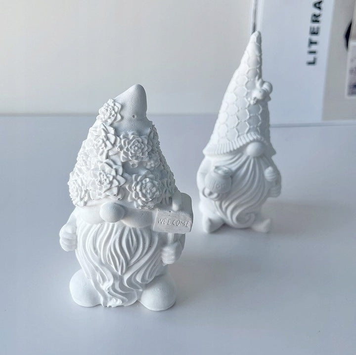 3D-Kerzenform in Gnomenform