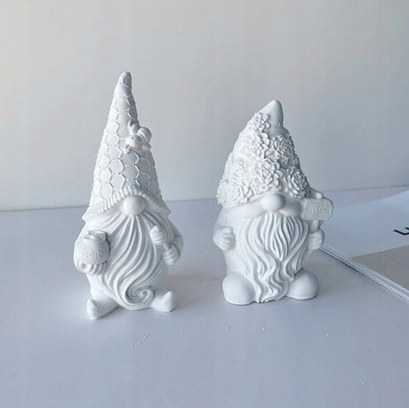 3D-Zwerg-Kerzenform in Gnomform