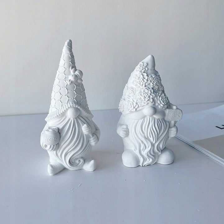 3D-Kerzenform in Gnomenform
