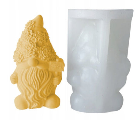 3D-Kerzenform in Gnomenform