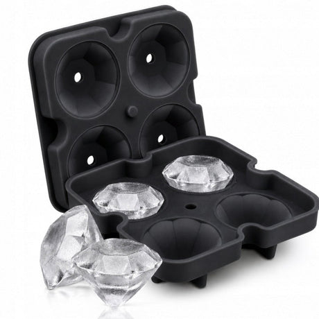 Silikon-Eiswürfelform Diamanten