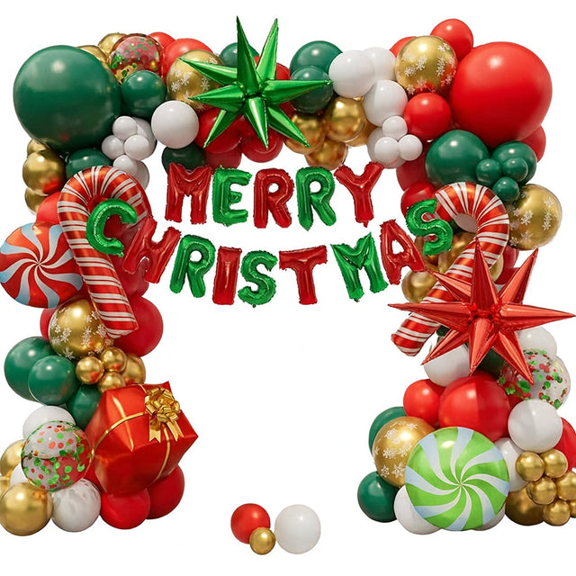 Frohe Weihnachten Ballongirlande