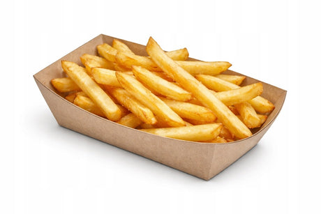 Kraftpapier-Schale Bootform Größe M