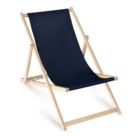 Holz-Liegestühle Einfarbig / Verschiedene Farben Dunkelblau