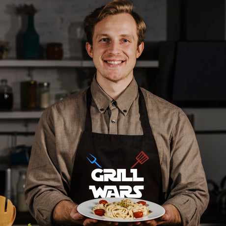 Kochschürze Schwarz GRILL WARS