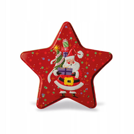 Metallbehälter in Sternform Nikolaus