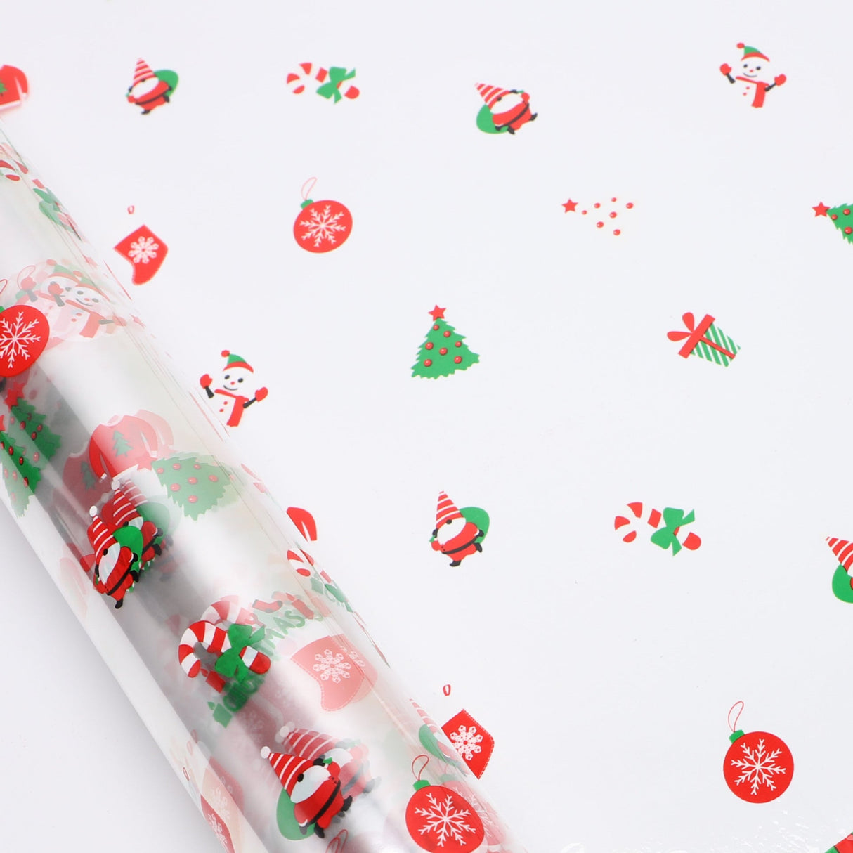 Weihnachtsfolien-Zellophanpapier zum Einpacken