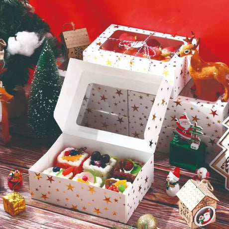 Weihnachts-Fensterkästen, 6 Stück