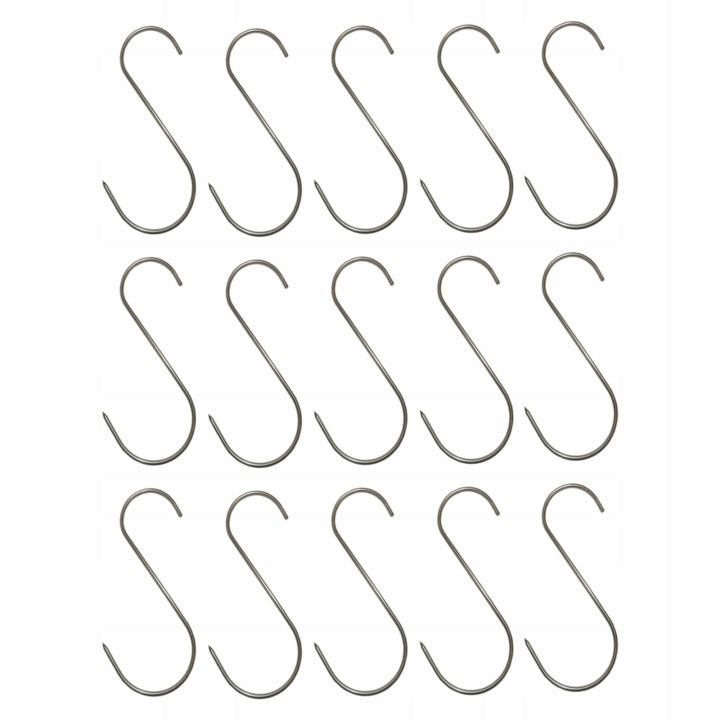 Räucherhaken aus Edelstahl 14 cm 3 mm 15 Stk.