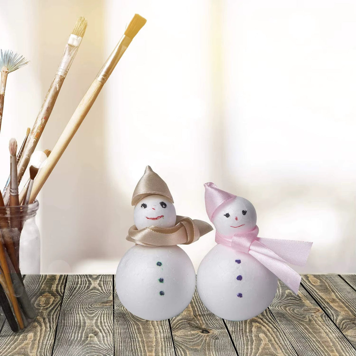 Styropor-Weihnachtskugel-Dekorationsset