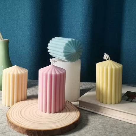 Weihnachts-Silikonform aus zerrissenen Kerzen