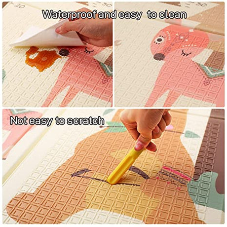 Faltbare XPE-Lernmatte 180×120 cm