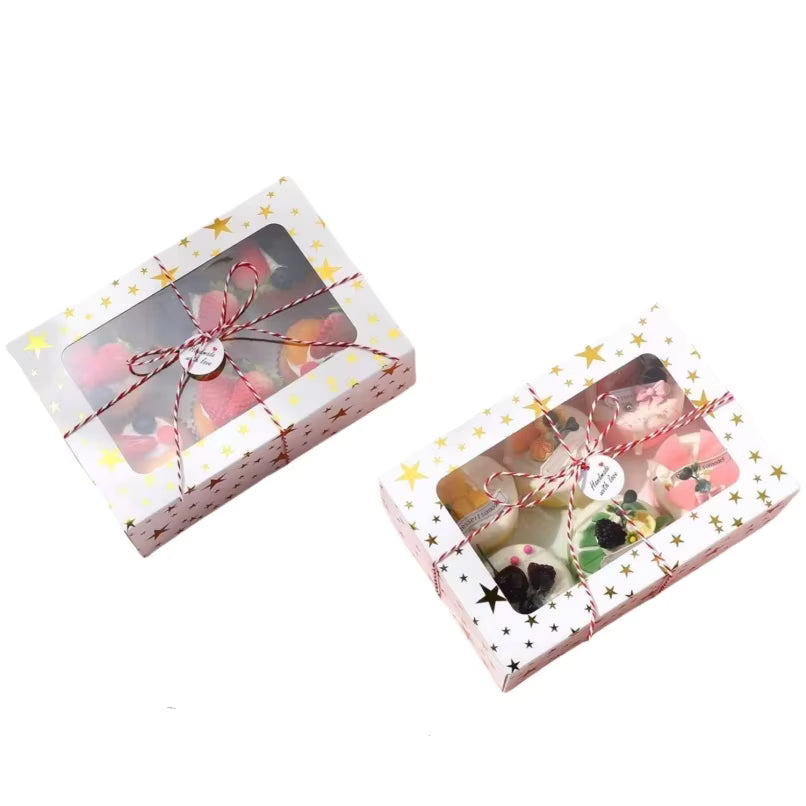 Weihnachts-Fensterkästen, 6 Stück