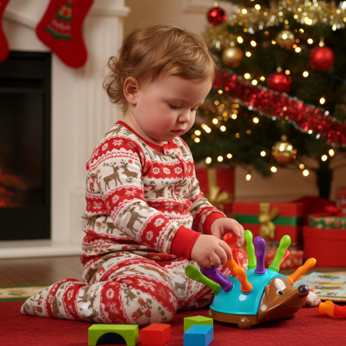 Igelsortierer Montessori Lernspiel für Kinder