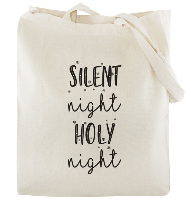 Weihnachts-Baumwolltasche SILENT NIGHT