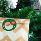 Dekorative Advents-Weihnachtsaufkleber, 24 Stück