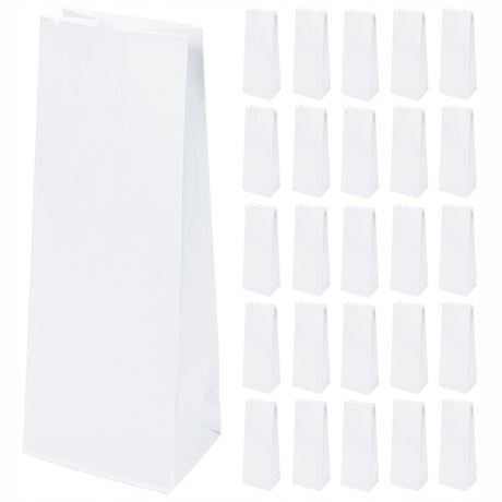 DIY ADVENTSKALENDER Papiertüten 8x6,5x19 cm - 24 Stück + 1 Stück GRATIS