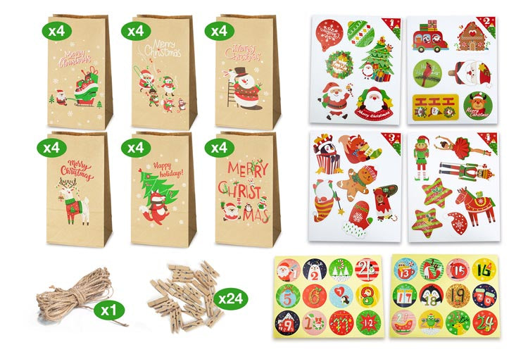 Adventskalender DIY Buntes Lama