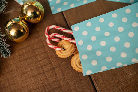 Adventskalender Blaue Tüten 24St.